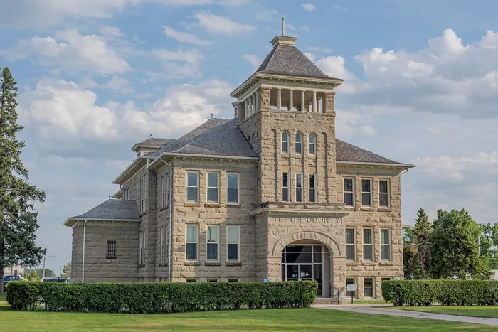 The County Courthouse — Plate 4.01 · Teton County, Montana